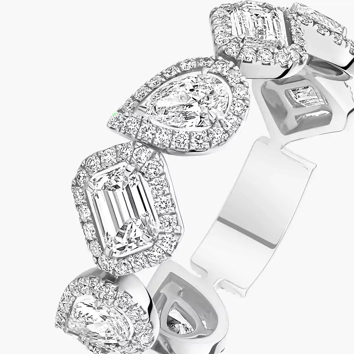 [Solara jewelry]Diamond Wedding Ring My Twin