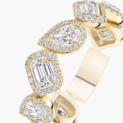 [Solara jewelry]Diamond Wedding Ring My Twin