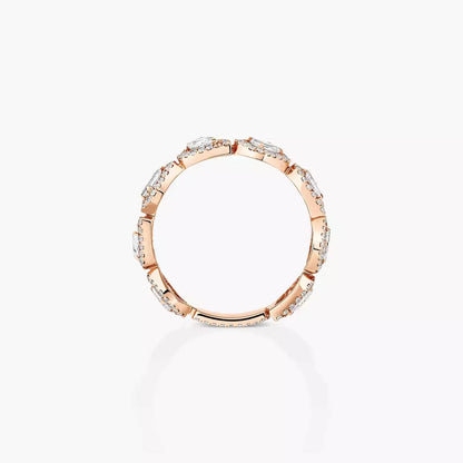 [Solara jewelry]Diamond Wedding Ring My Twin