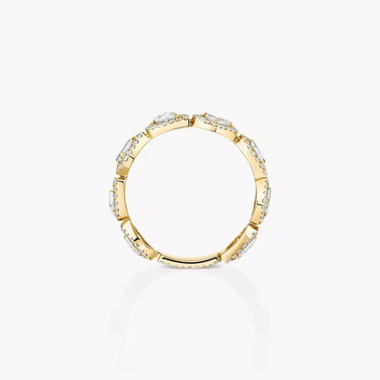 [Solara jewelry]Diamond Wedding Ring My Twin