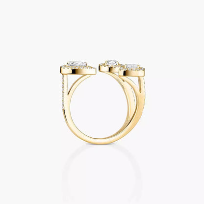 [[Solara jewelry] Diamond Ring 0,25ct My Twin Trilogy