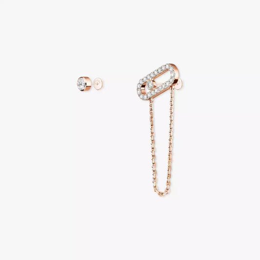 [Solara jewelry]Move Uno Diamond Earrings