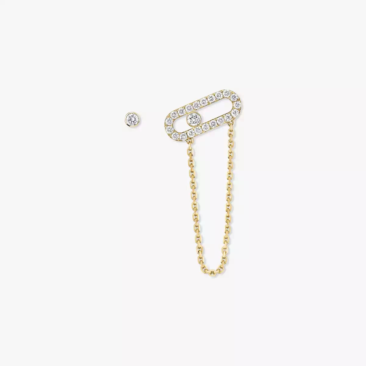 [Solara jewelry]Move Uno Diamond Earrings