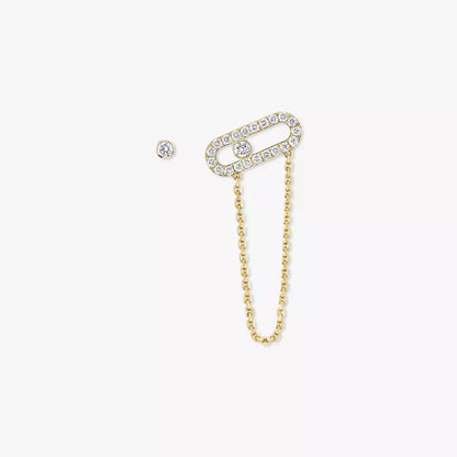 [Solara jewelry]Move Uno Diamond Earrings