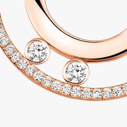 [Solara jewelry]Move Romane Small Diamond Hoop Earrings