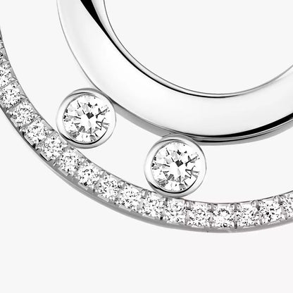 [Solara jewelry]Move Romane Small Diamond Hoop Earrings