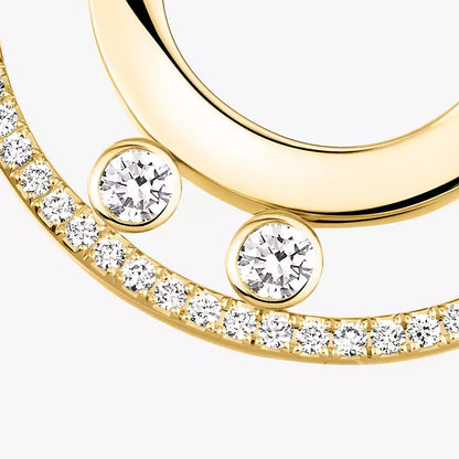 [Solara jewelry]Move Romane Small Diamond Hoop Earrings