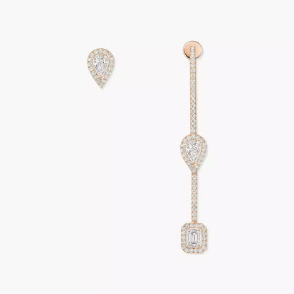 [Solara jewelry]Diamond Drop Earrings My Twin