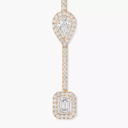 [Solara jewelry]Diamond Drop Earrings My Twin