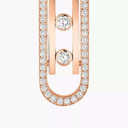 [Solara jewelry]Diamond Pendant Earrings Move 10Th