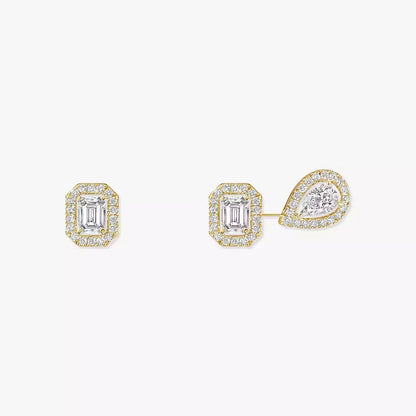 [Solara jewelry]Diamond Earrings 0,10ct My Twin 1+2