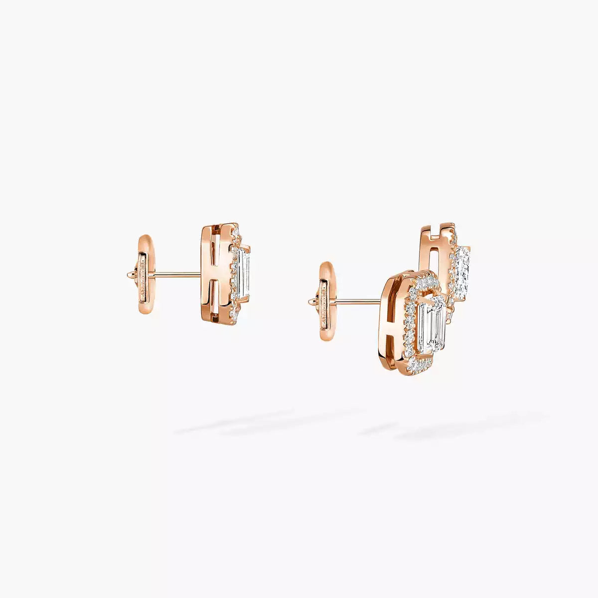 [Solara jewelry]Diamond Earrings 0,10ct My Twin 1+2