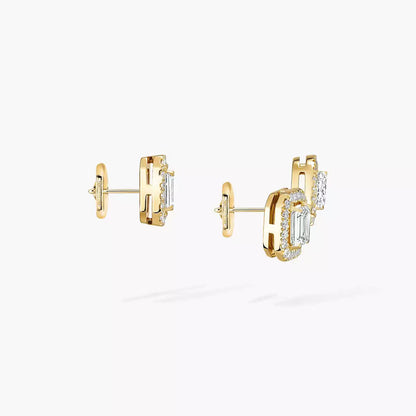 [Solara jewelry]Diamond Earrings 0,10ct My Twin 1+2