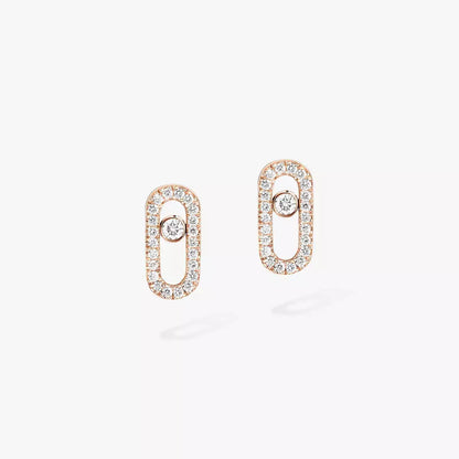 [Solara jewelry]Move Uno Diamond Earrings