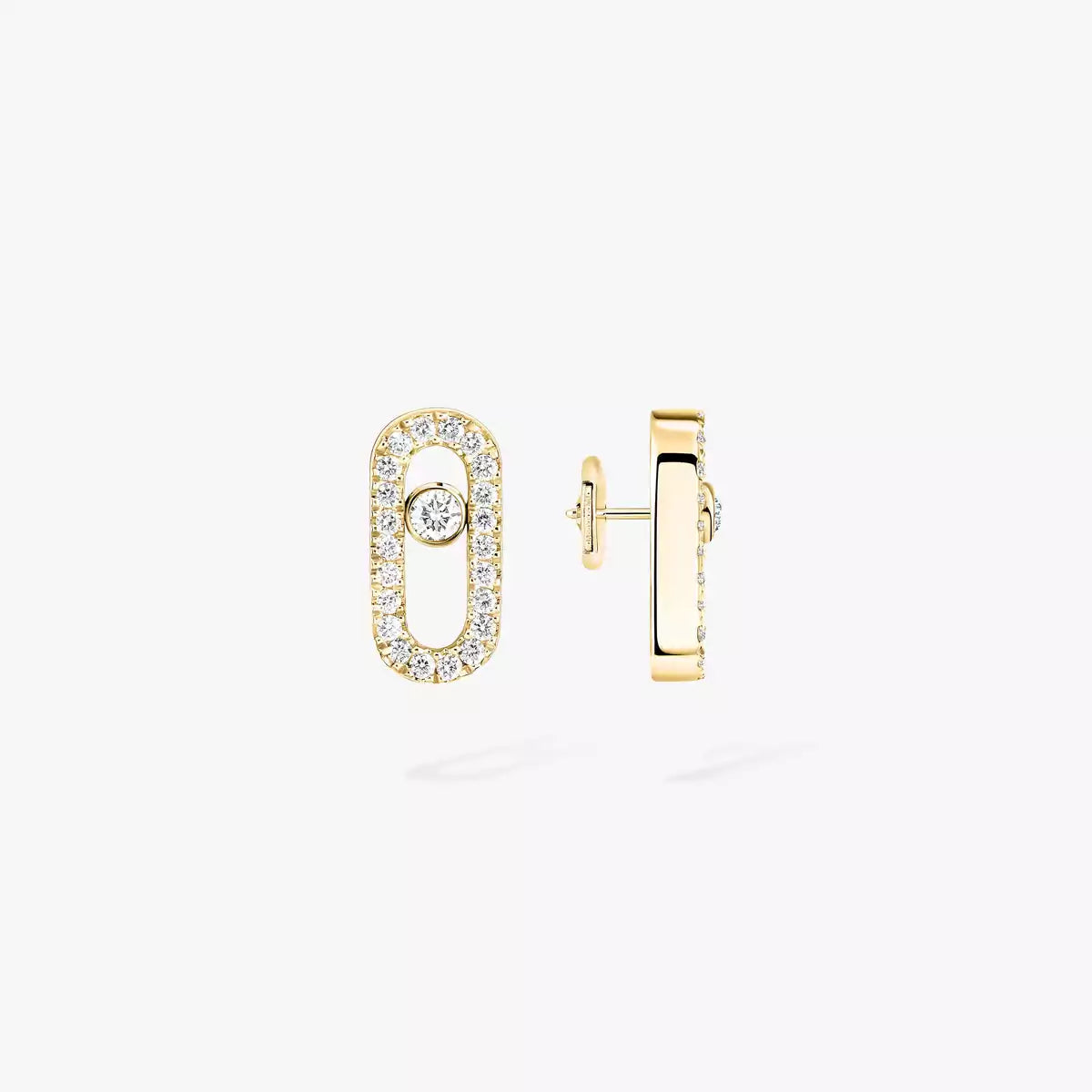 [Solara jewelry]Move Uno Diamond Earrings