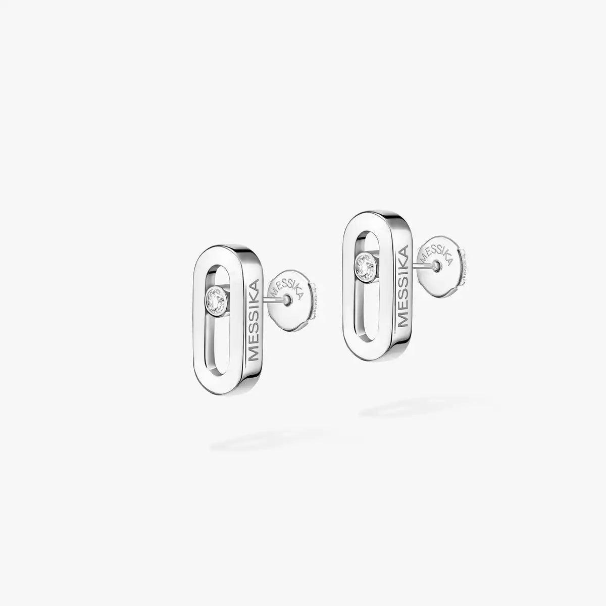 [Solara jewelry]Move Uno Diamond Stud Earrings
