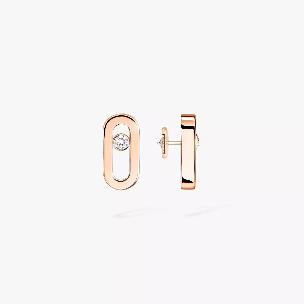 [Solara jewelry]Move Uno Diamond Stud Earrings