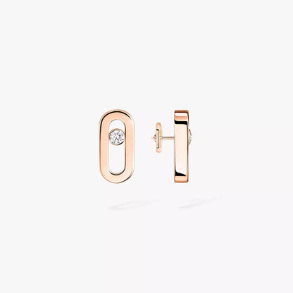 [Solara jewelry]Move Uno Diamond Stud Earrings