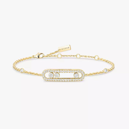 [Solara jewelry]Pavé Baby Move Diamond Bracelet