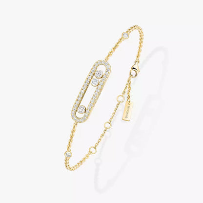 [Solara jewelry]Pavé Baby Move Diamond Bracelet