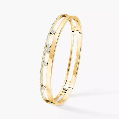 [Solara jewelry]Move Romane Diamond Bangle Bracelet