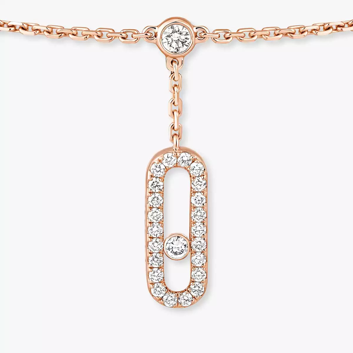 [Solara jewelry] Move Uno pavé ankle bracelet