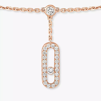 [Solara jewelry] Move Uno pavé ankle bracelet