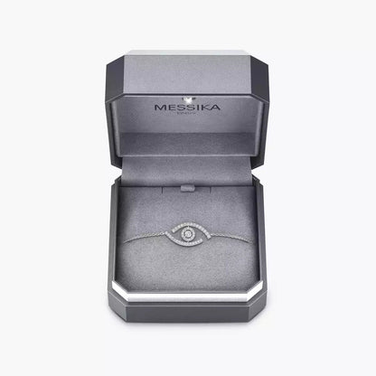 [Solara jewelry]Lucky Eye Pave-Set Diamond Bracelet