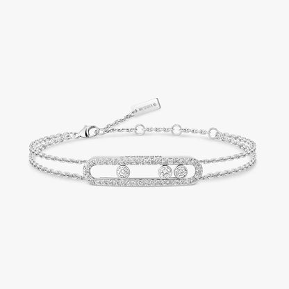 [Solara jewelry] Move Classique pavé bracelet