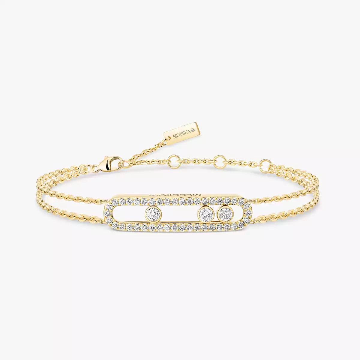 [Solara jewelry] Move Classique pavé bracelet