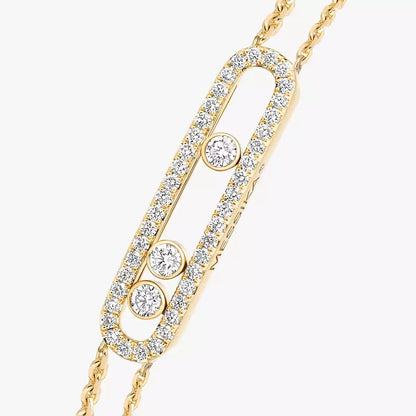 [Solara jewelry] Move Classique pavé bracelet