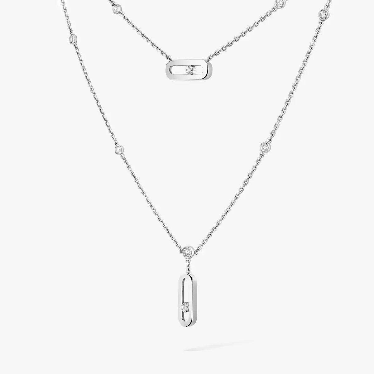 [Solara jewelry] Move Uno Diamond Necklace