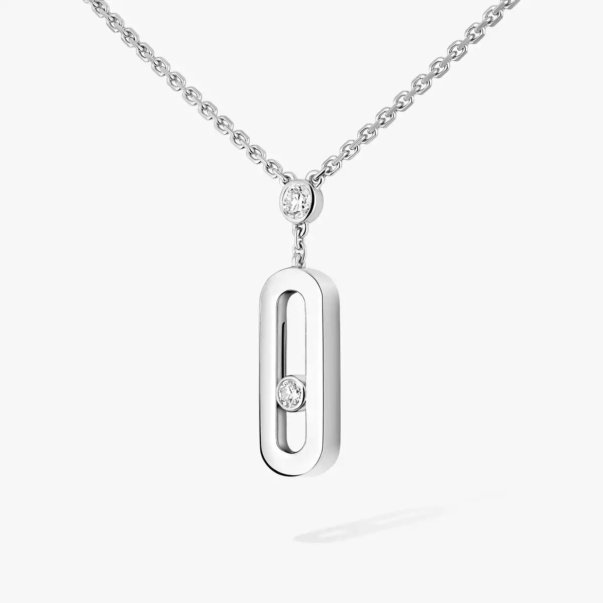 [Solara jewelry] Move Uno Gold Diamond Long Necklace