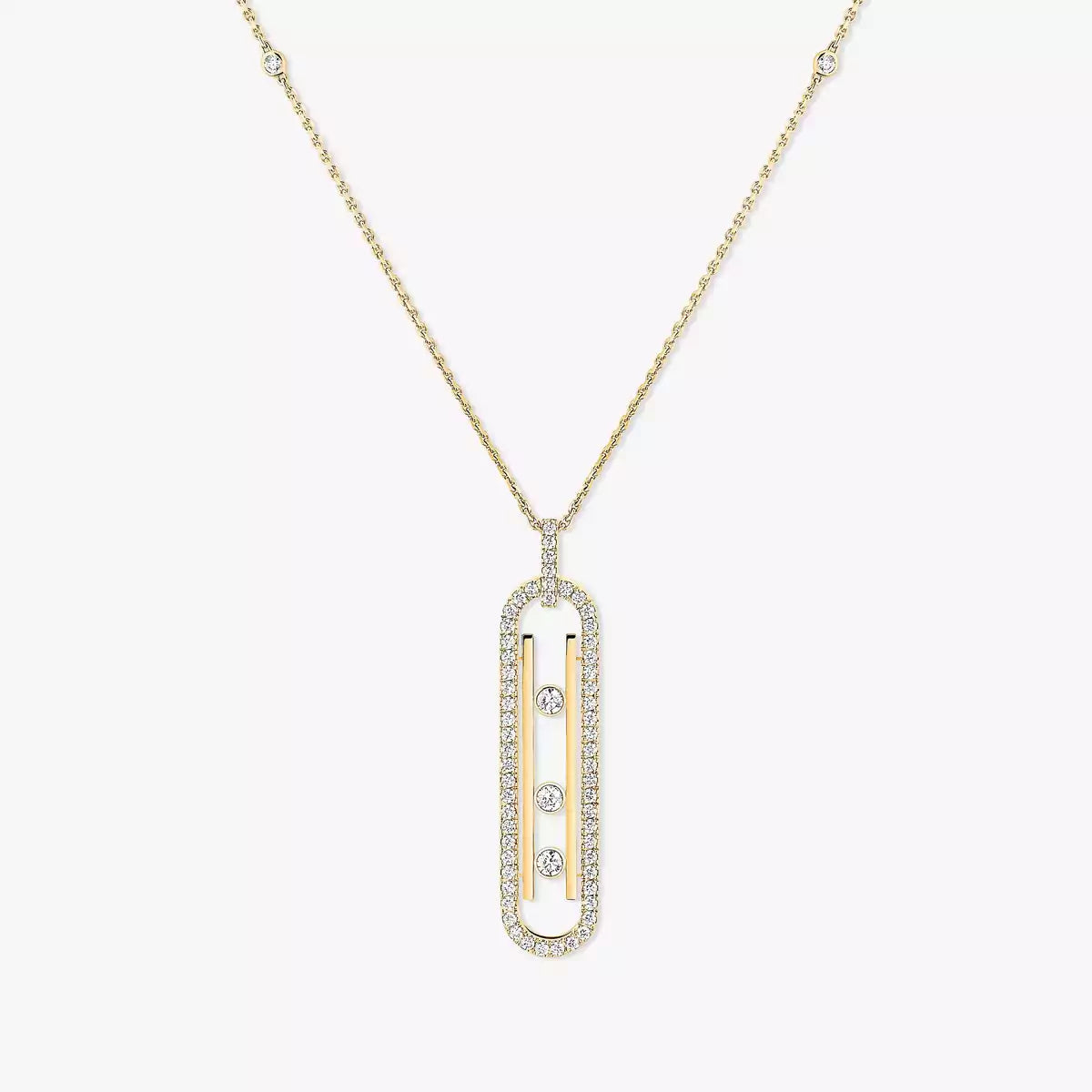 [Solara jewelry]Diamond Necklace Move 10Th