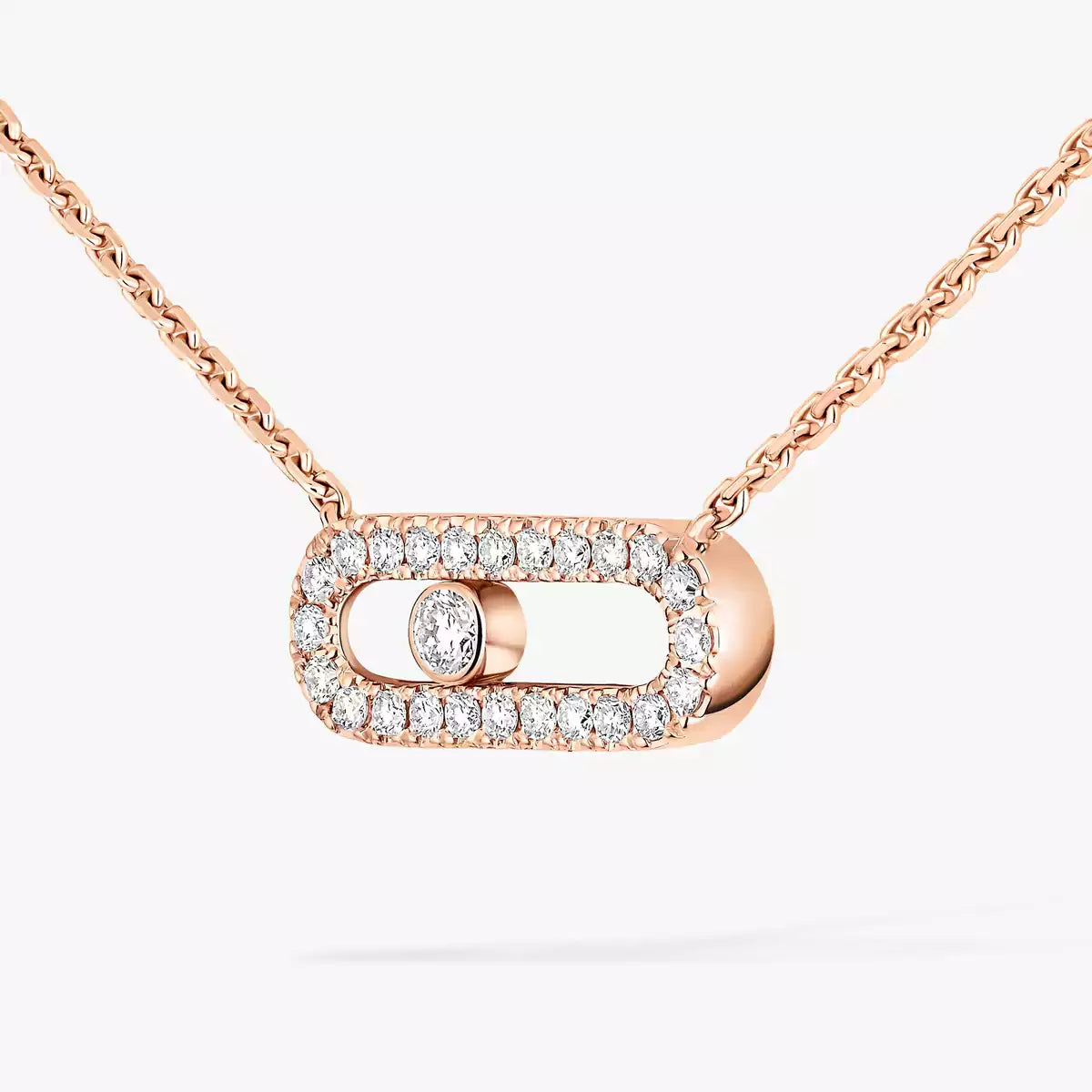 [Solara jewelry]Diamond Necklace Move Uno
