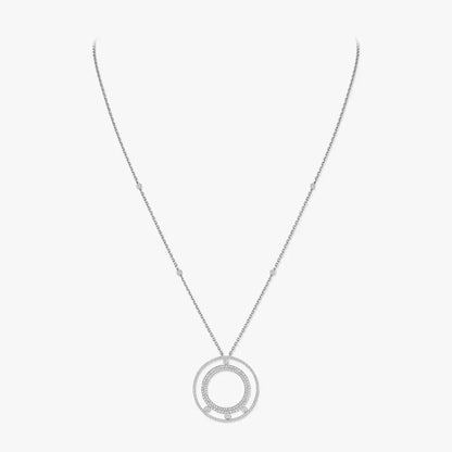 [Solara jewelry]Move Romane Long Pave_-Set Diamond Necklace