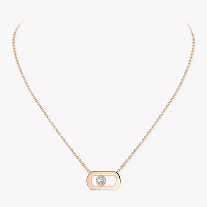 [Solara jewelry]So Move Diamond Necklace in Gold