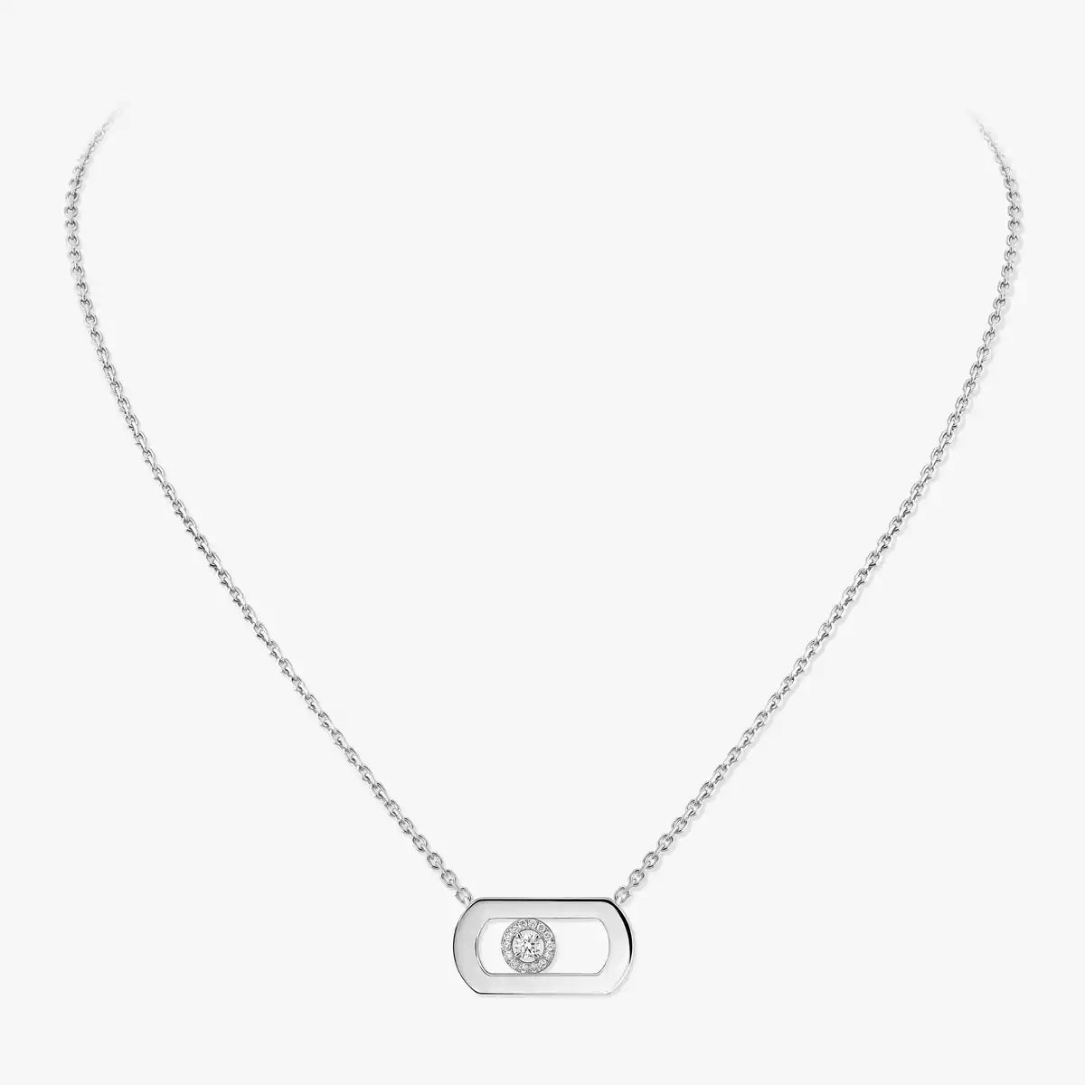 [Solara jewelry]So Move Diamond Necklace in Gold