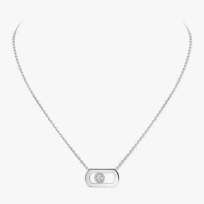 [Solara jewelry]So Move Diamond Necklace in Gold