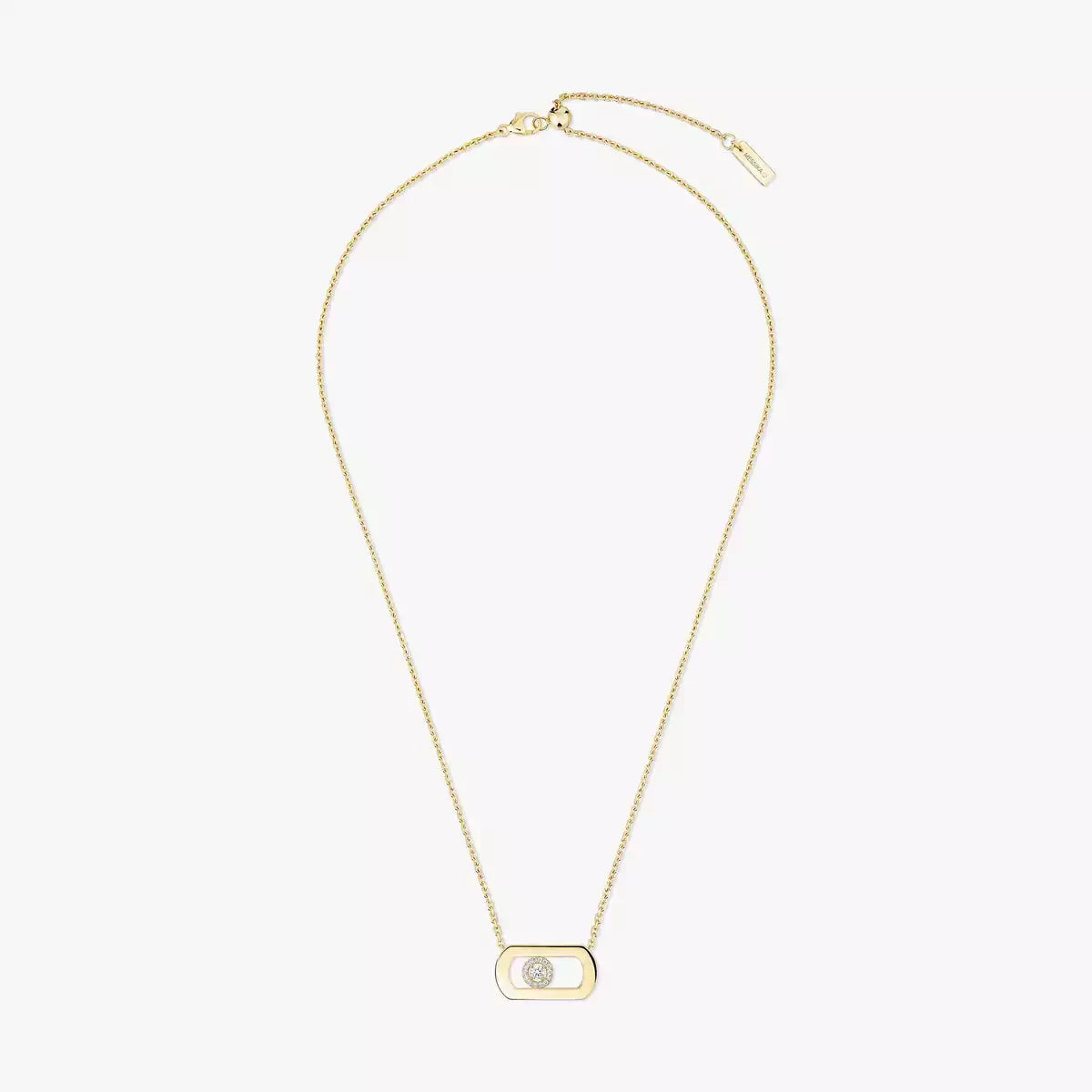 [Solara jewelry]So Move Diamond Necklace in Gold
