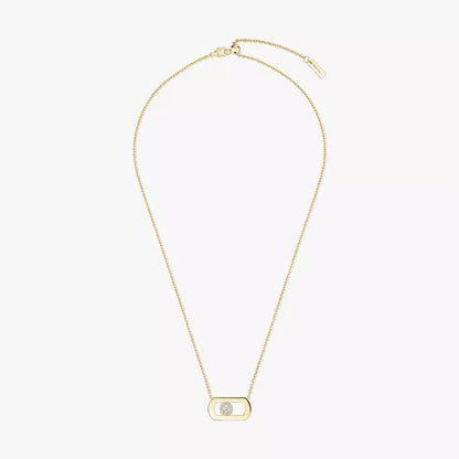 [Solara jewelry]So Move Diamond Necklace in Gold