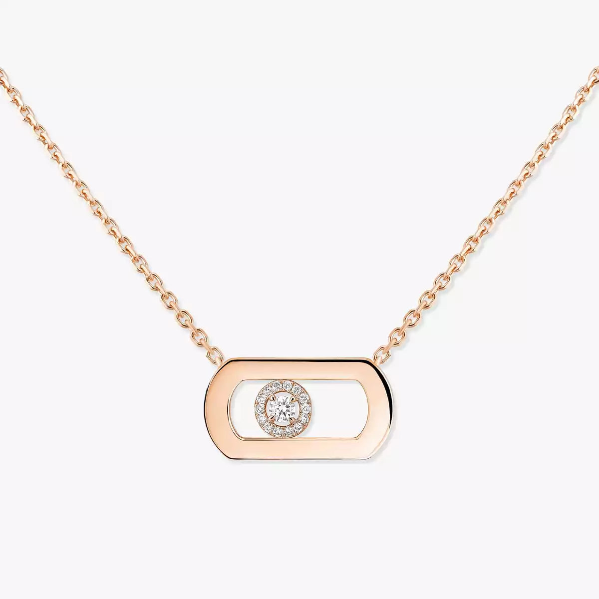 [Solara jewelry]So Move Diamond Necklace in Gold