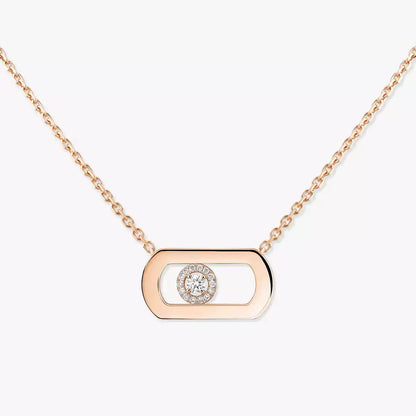 [Solara jewelry]So Move Diamond Necklace in Gold
