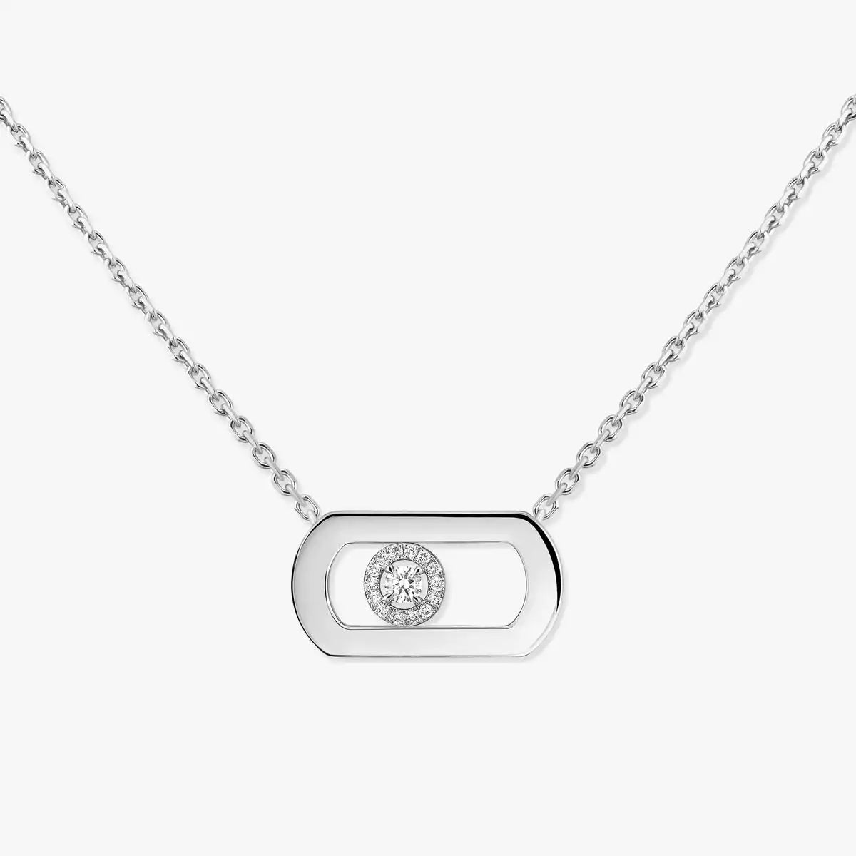 [Solara jewelry]So Move Diamond Necklace in Gold
