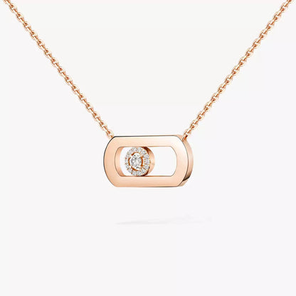 [Solara jewelry]So Move Diamond Necklace in Gold