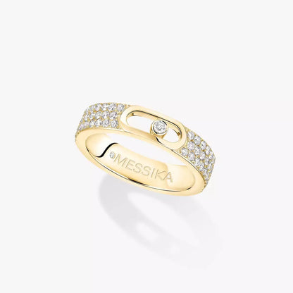 [Solara jewelry]Move Joaillerie Pave_ Diamond Wedding Ring