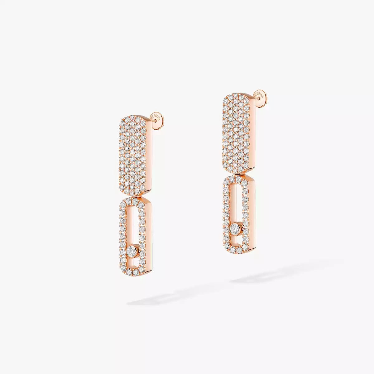 [Solara jewelry]Imperial Move SM Diamond Earrings