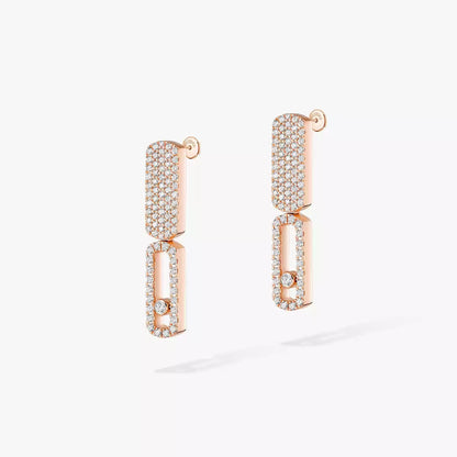 [Solara jewelry]Imperial Move SM Diamond Earrings
