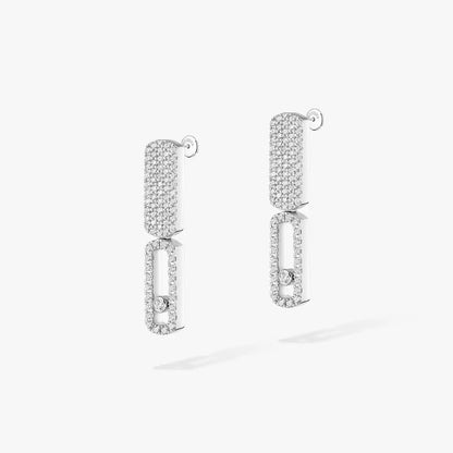 [Solara jewelry]Imperial Move SM Diamond Earrings