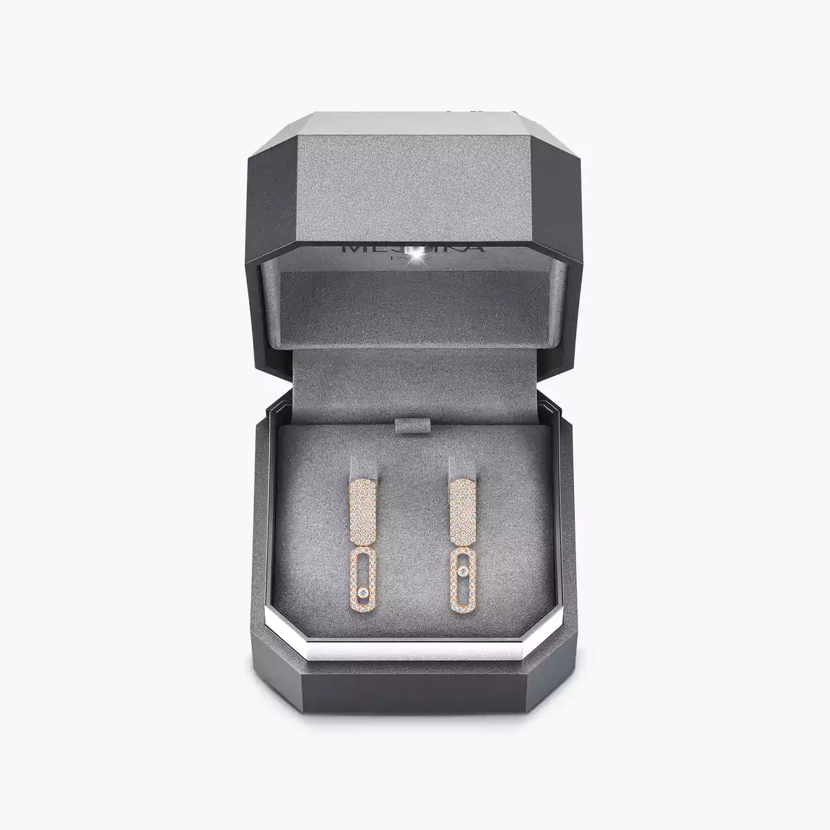 [Solara jewelry]Imperial Move SM Diamond Earrings